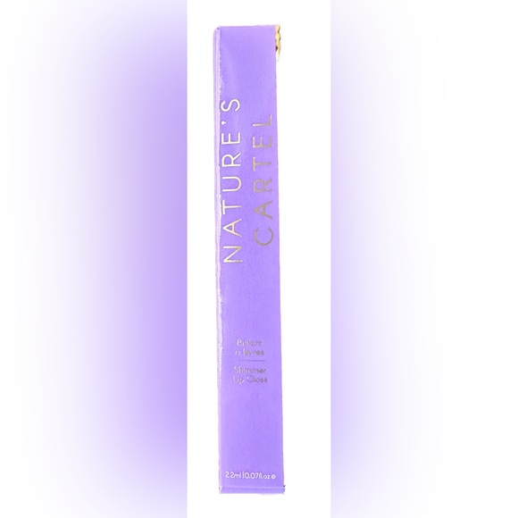 DESIGNED BY NATURE’S CARTEL!!! NEW Shimmer Lip Gloss VCR Static 0.07 oz. - Picture 3 of 4